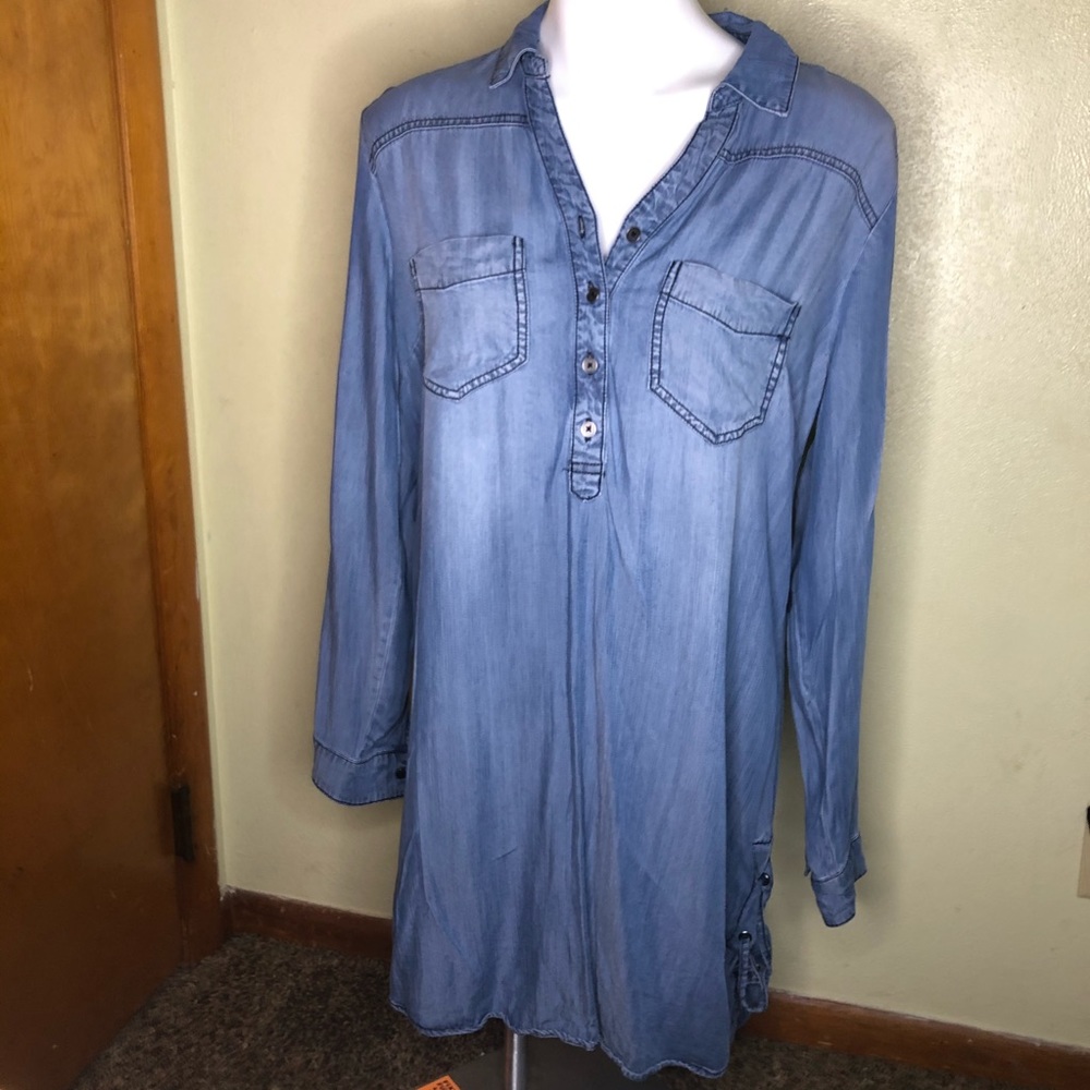 Maurices size large jean dress
